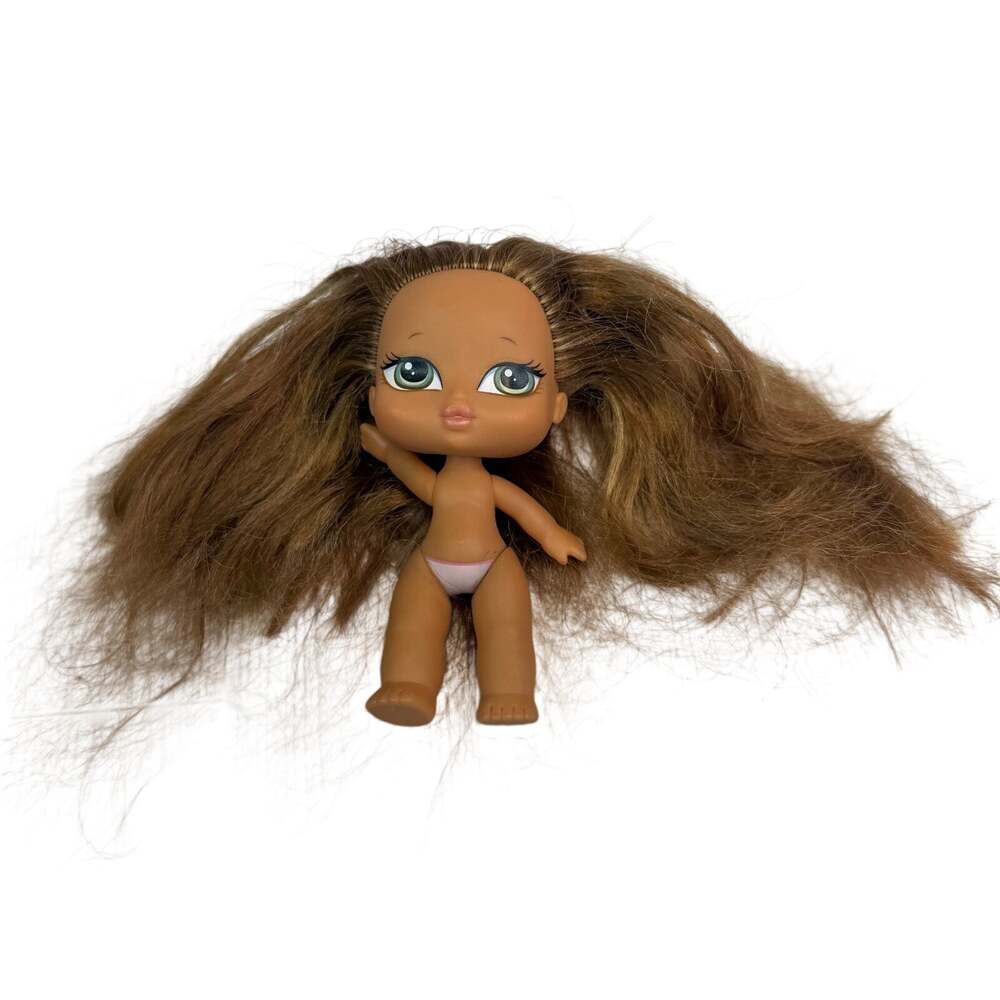 Bratz Babyz Girlz Girl Triplets 5” Doll Kesara Brown Hair Green Eyes Nude